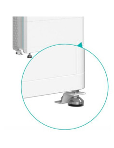 SigenStor montavimo rinkinys montavimui ant žemės su reguliuojamo lygio kojelėmis