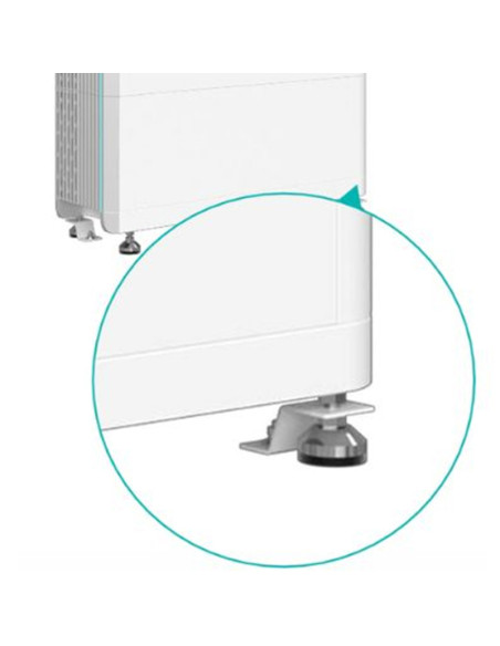 SigenStor montavimo rinkinys montavimui ant žemės su reguliuojamo lygio kojelėmis