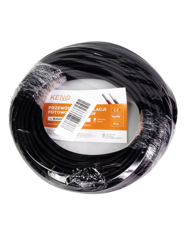 Przewod KENO 6mm czarny 50m