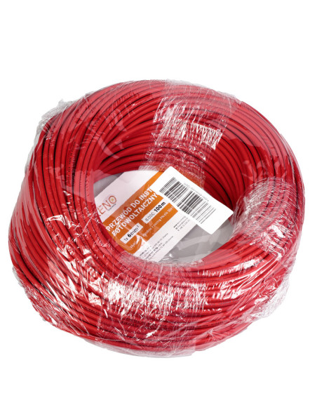 Przewod KENO 6mm czerwony 100m
