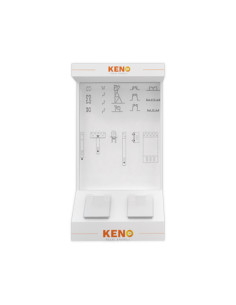 Stand pokazowy z elementami konstrukcji 